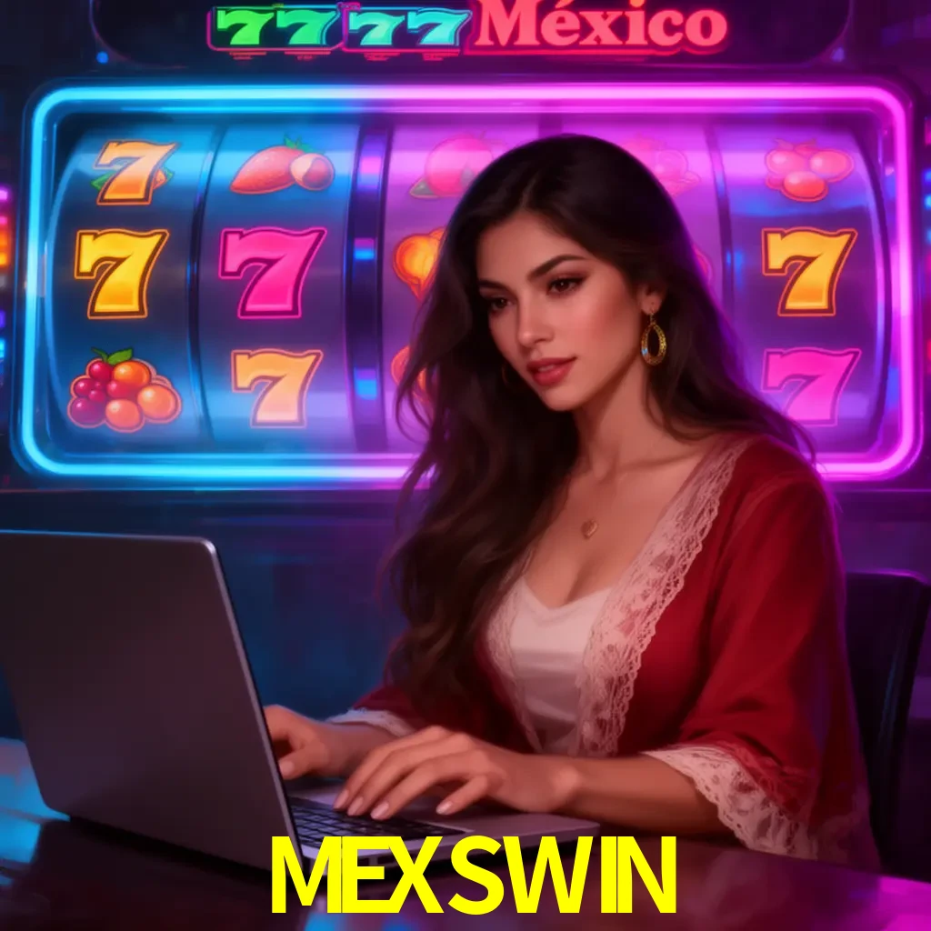 MEXSWIN Slots - tragamonedas, RTP y control Tragamonedas MEXSWIN con símbolos, saldo móvil y reglas de apuesta visibles